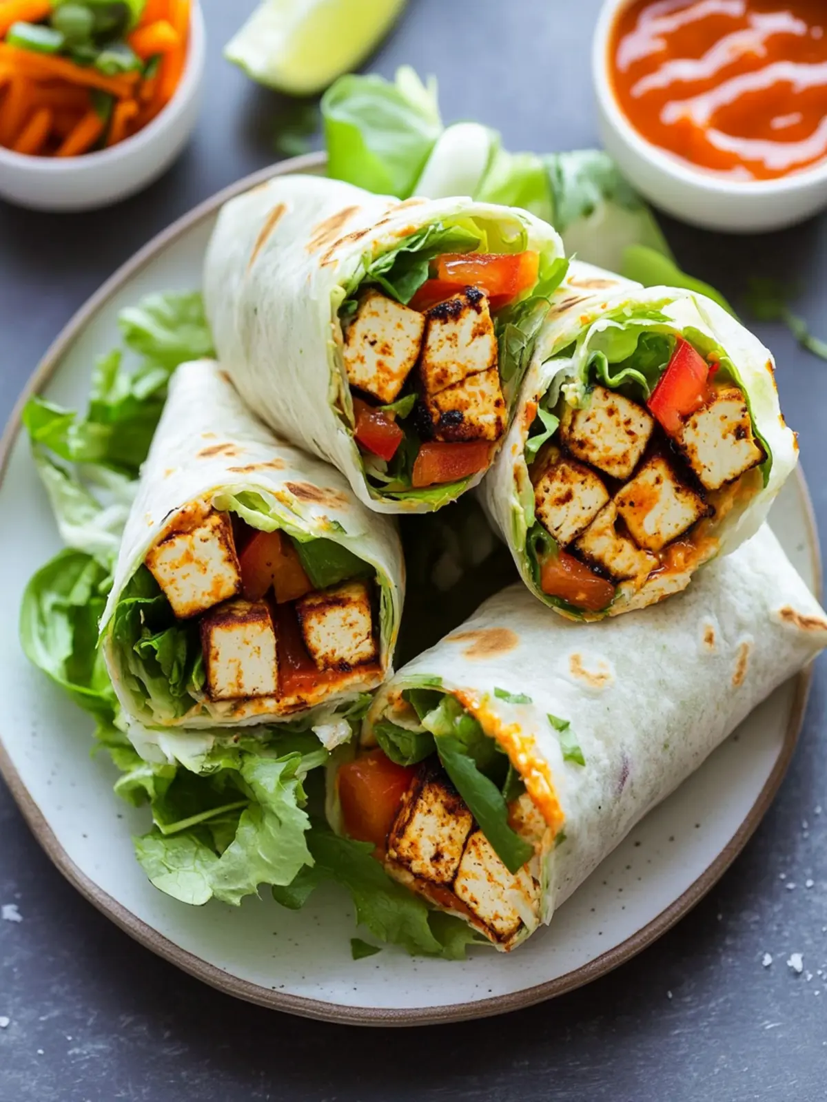 Buffalo Ranch Tofu Wraps: A Flavorful Twist on Comfort Food 5 Buffalo Ranch Tofu Wraps