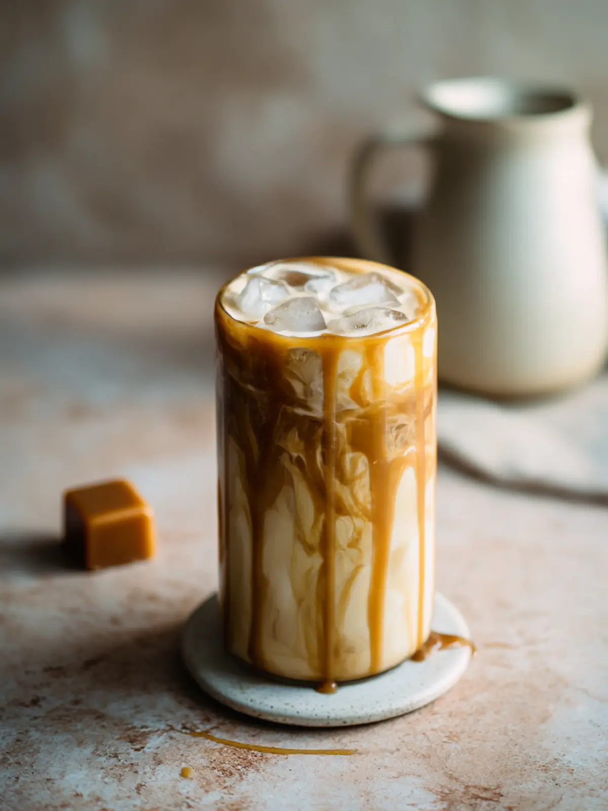 Indulge in Salted Tahini Caramel Latte Bliss at Home 2 Salted Tahini Caramel Latte
