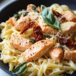 Delicious Salmon Pasta With Sun-Dried Tomatoes in 30 Minutes 44 Salmon Pasta With Sun-Dried Tomatoes