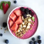 Refreshing Vegan Watermelon Acai Bowl to Revitalize Your Day 43 Vegan Watermelon Acai Bowl