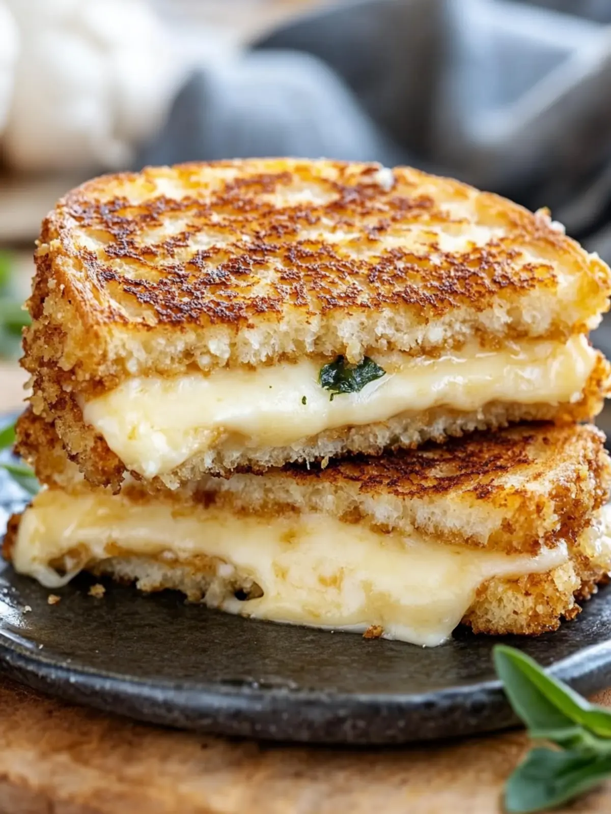 Cauliflower Crusted Grilled Cheese Sandwiches Your New Favorite Comfort Food 3 Cauliflower Crusted Grilled Cheese Sandwiches