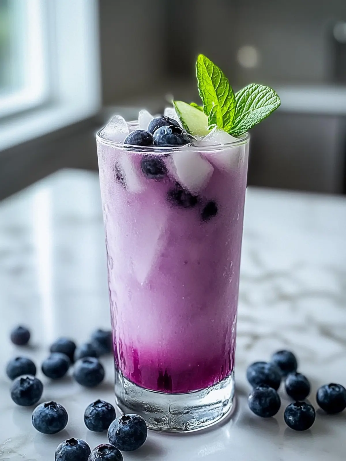 Refreshing Blueberry Coconut Cooler Mocktail for Instant Bliss 4 Blueberry Coconut Cooler Mocktail