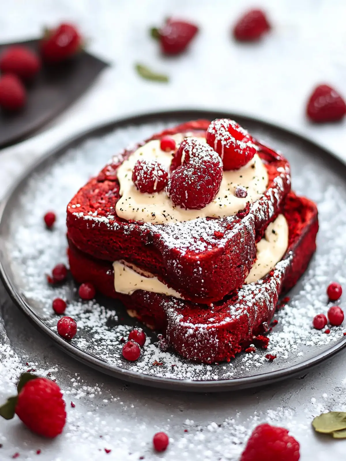 Decadent Red Velvet French Toast for a Sweet Morning Treat 5 Red Velvet French Toast