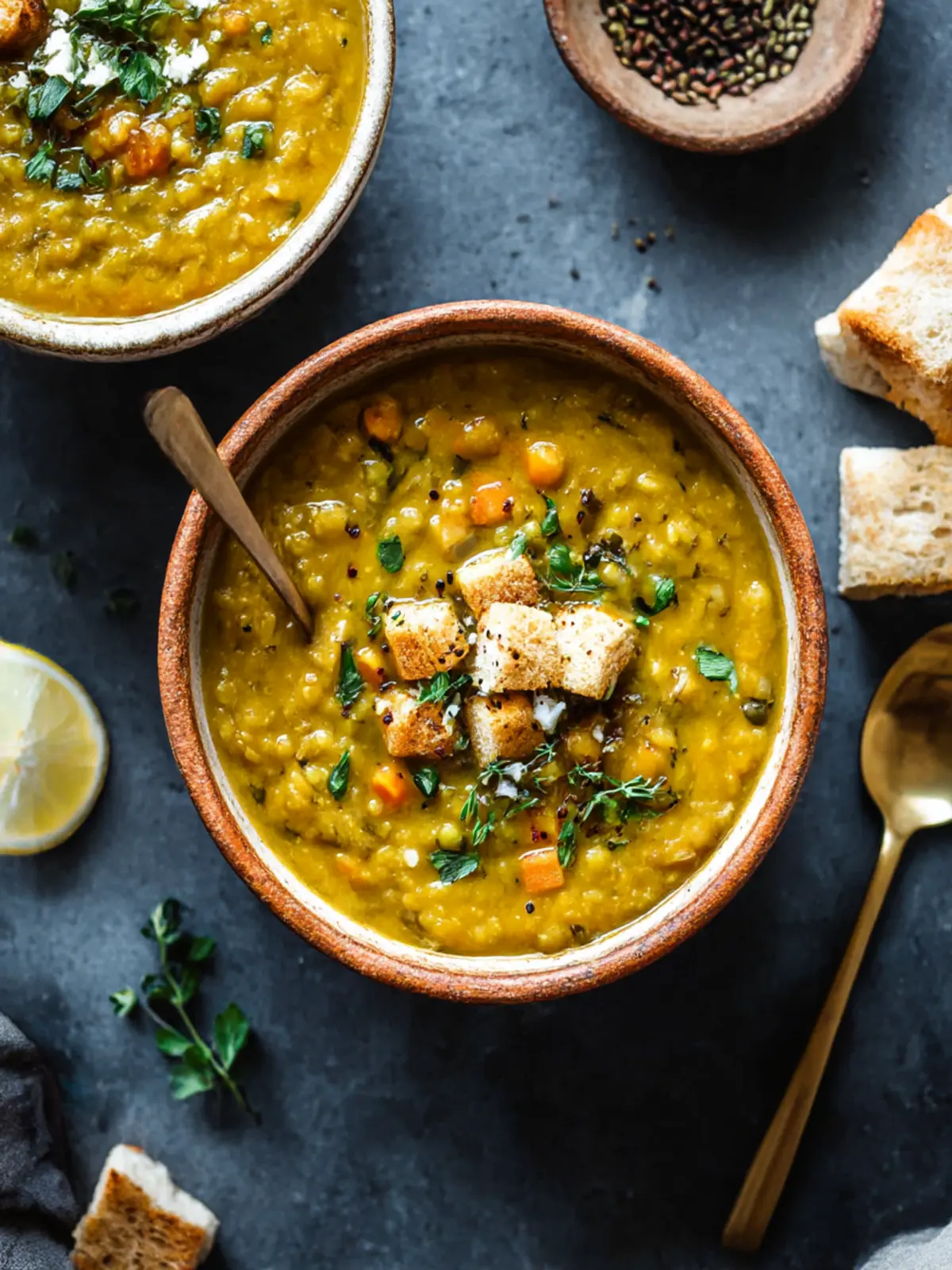 Delicious Moroccan Split Pea Soup: Cozy Comfort in a Bowl 3 Moroccan Split Pea Soup