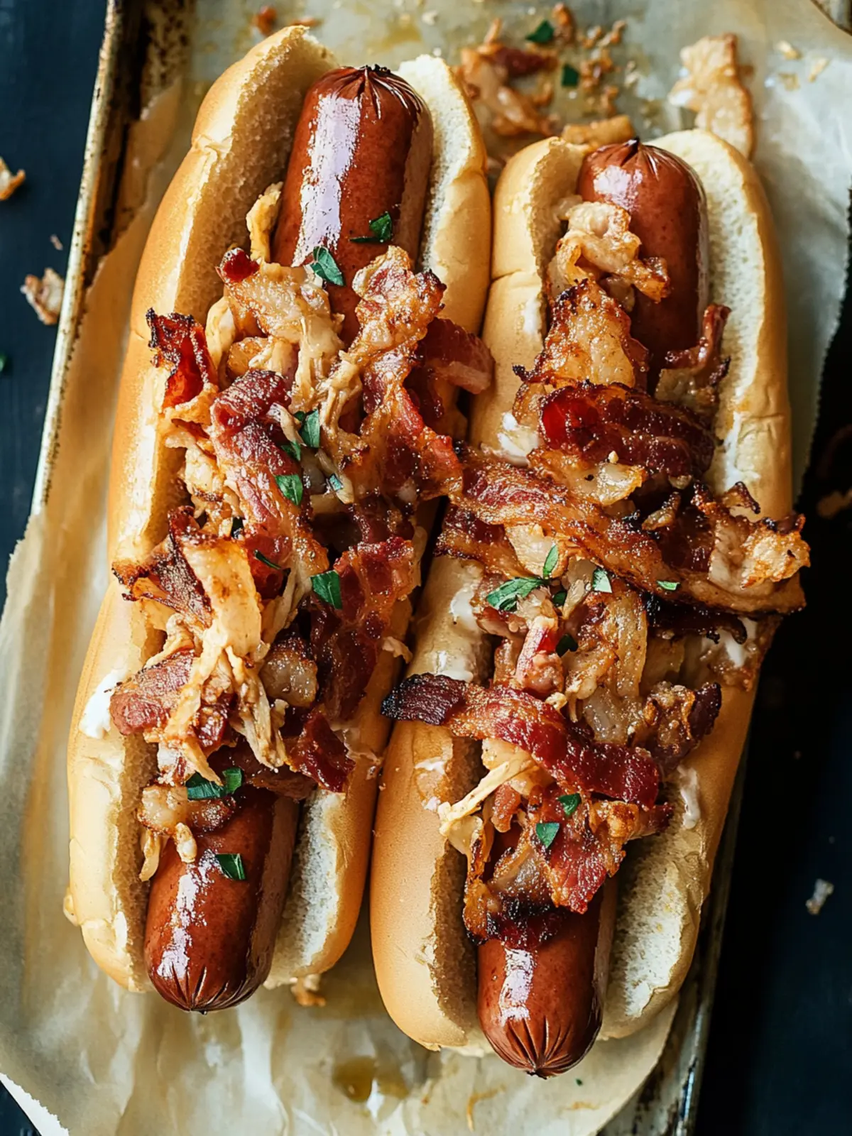 Bacon Wrapped Cowboy Hotdogs: A Flavor-Packed Homemade Delight 3 Bacon Wrapped Cowboy Hotdogs