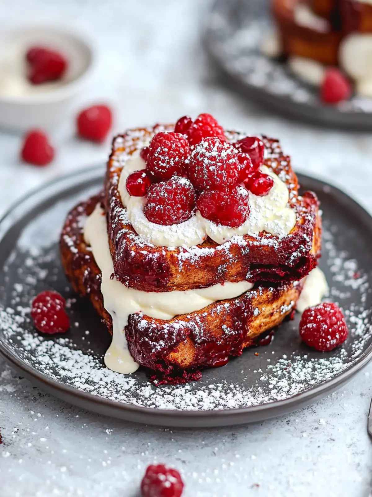Decadent Red Velvet French Toast for a Sweet Morning Treat 3 Red Velvet French Toast