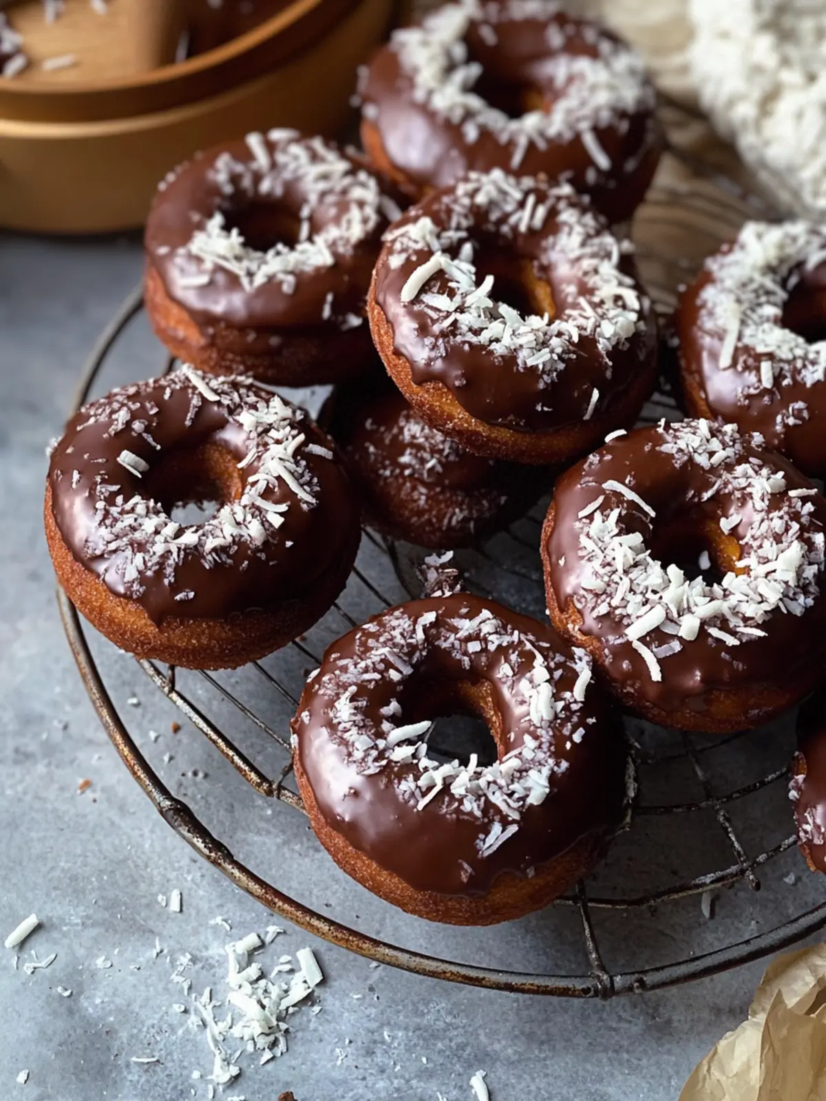 Irresistible Chocolate Coconut Donuts You Can Make at Home 4 Chocolate Coconut Donuts