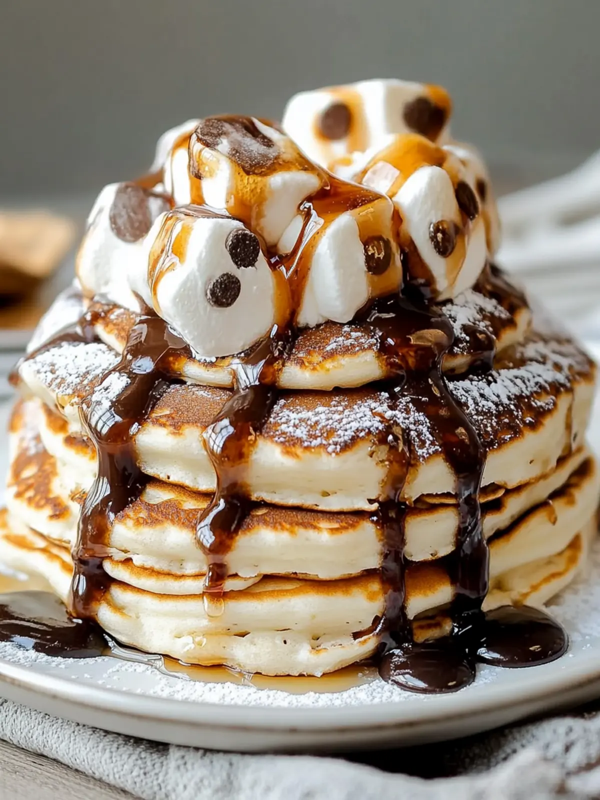 S’mores Pancakes: Indulgence That’ll Wow Your Breakfast Table 2 S’mores Pancakes