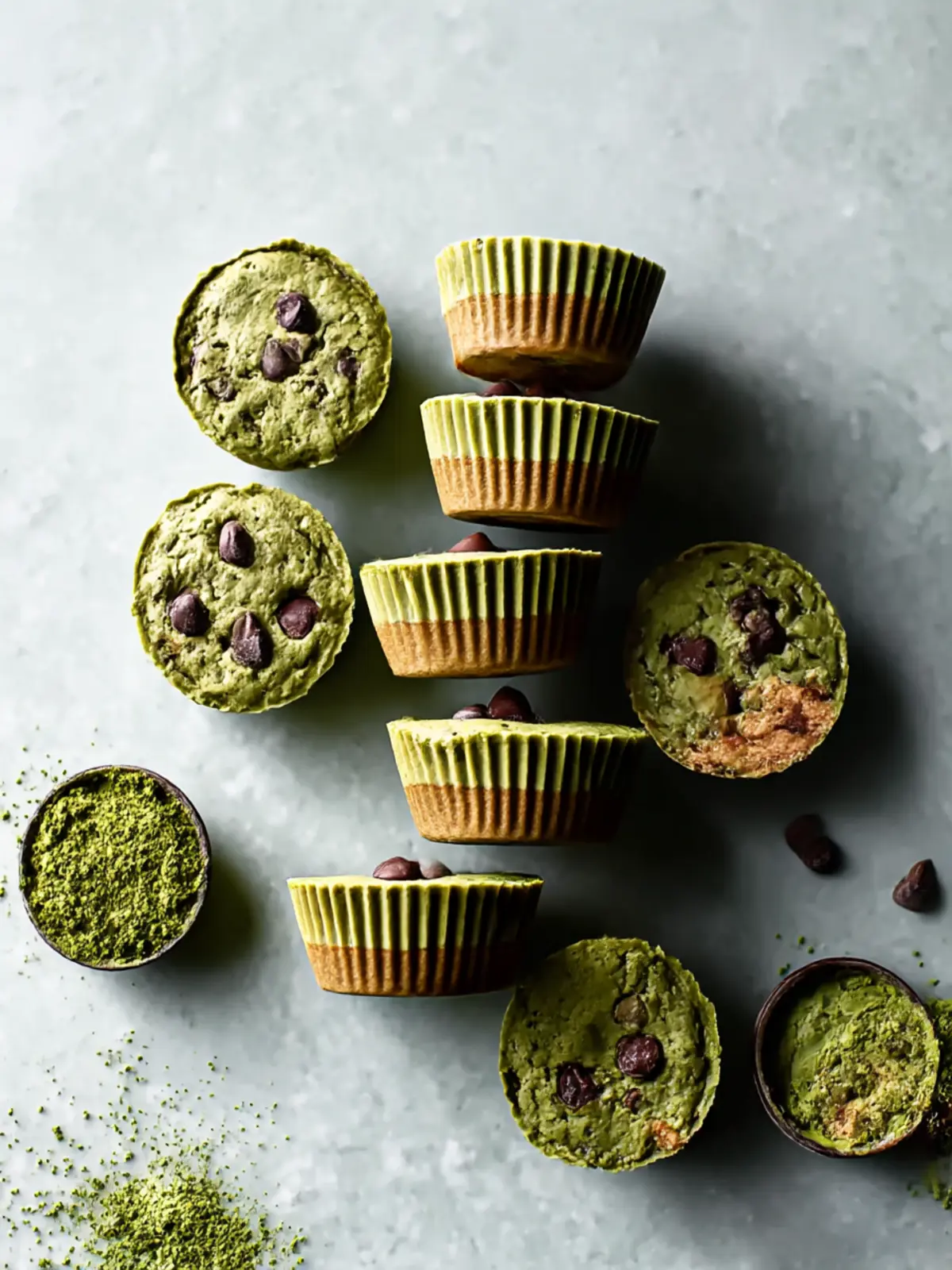 Indulge in Matcha Cookie Dough Cups: A Sweet Treat Love Affair 3 Matcha Cookie Dough Cups