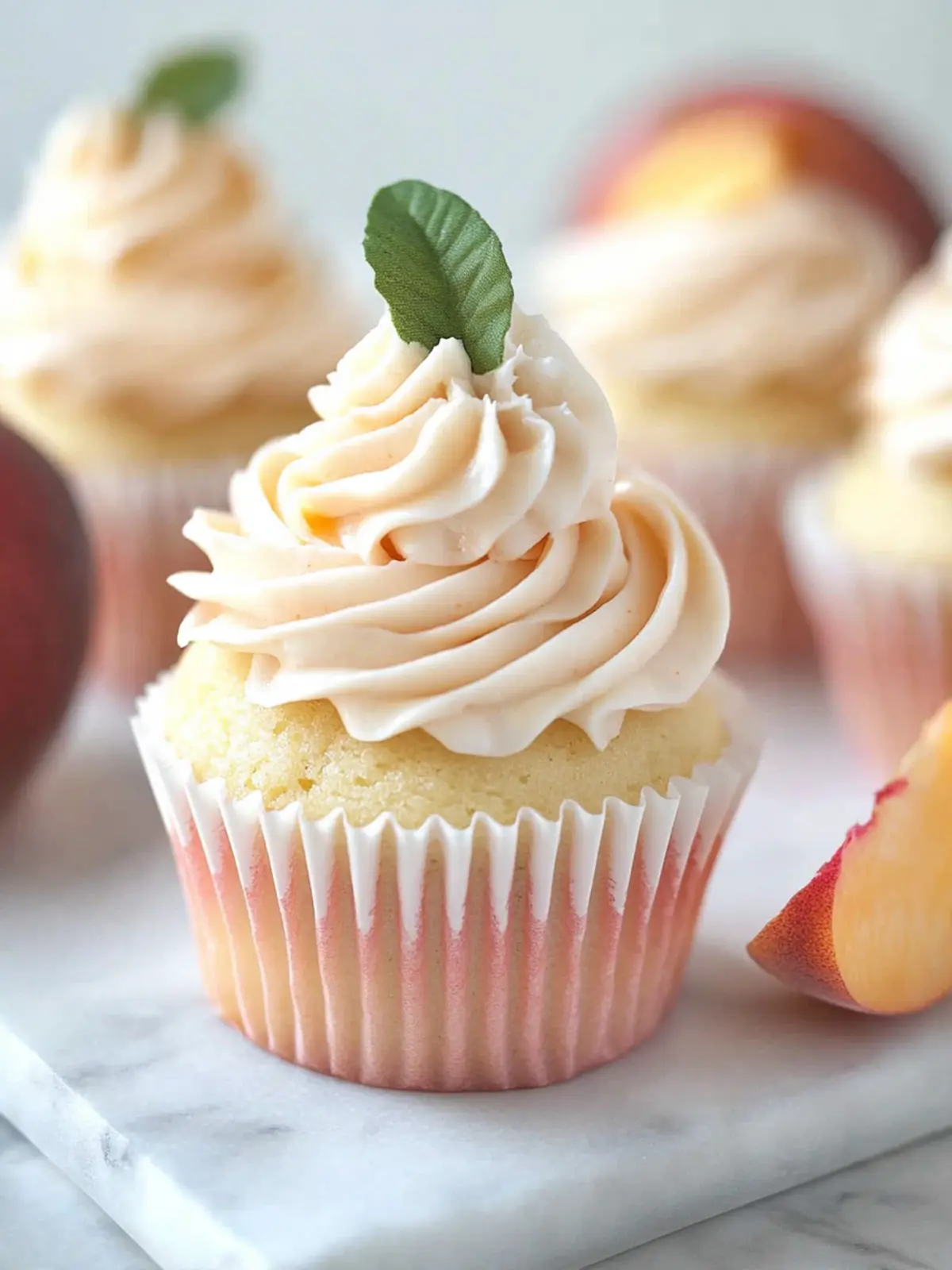 Irresistible Peach Bellini Cupcakes for Sweet Celebrations 3 Peach Bellini Cupcakes