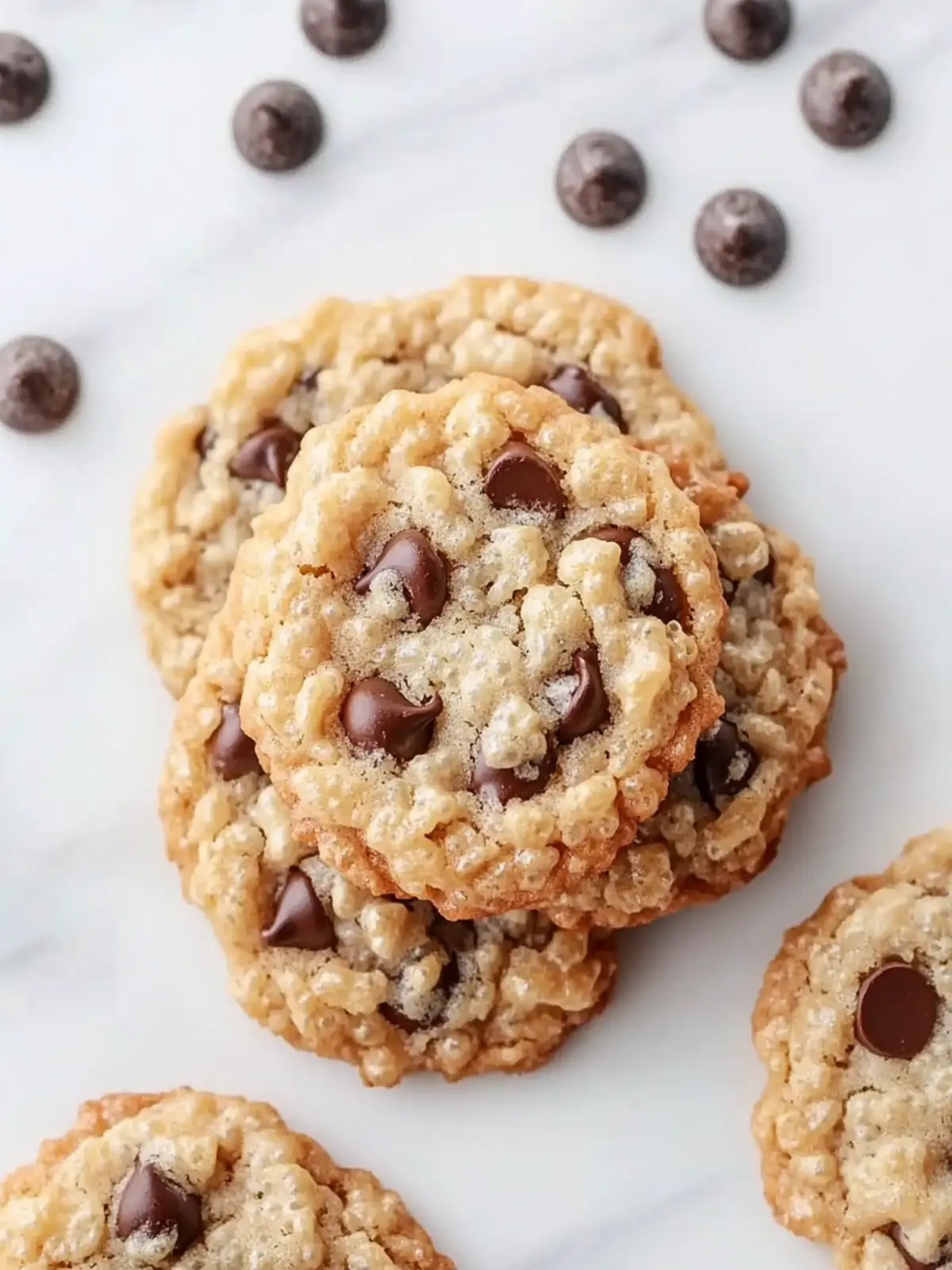 Irresistible Rice Krispie Chocolate Chip Cookies in 25 Minutes 2 Rice Krispie Chocolate Chip Cookies