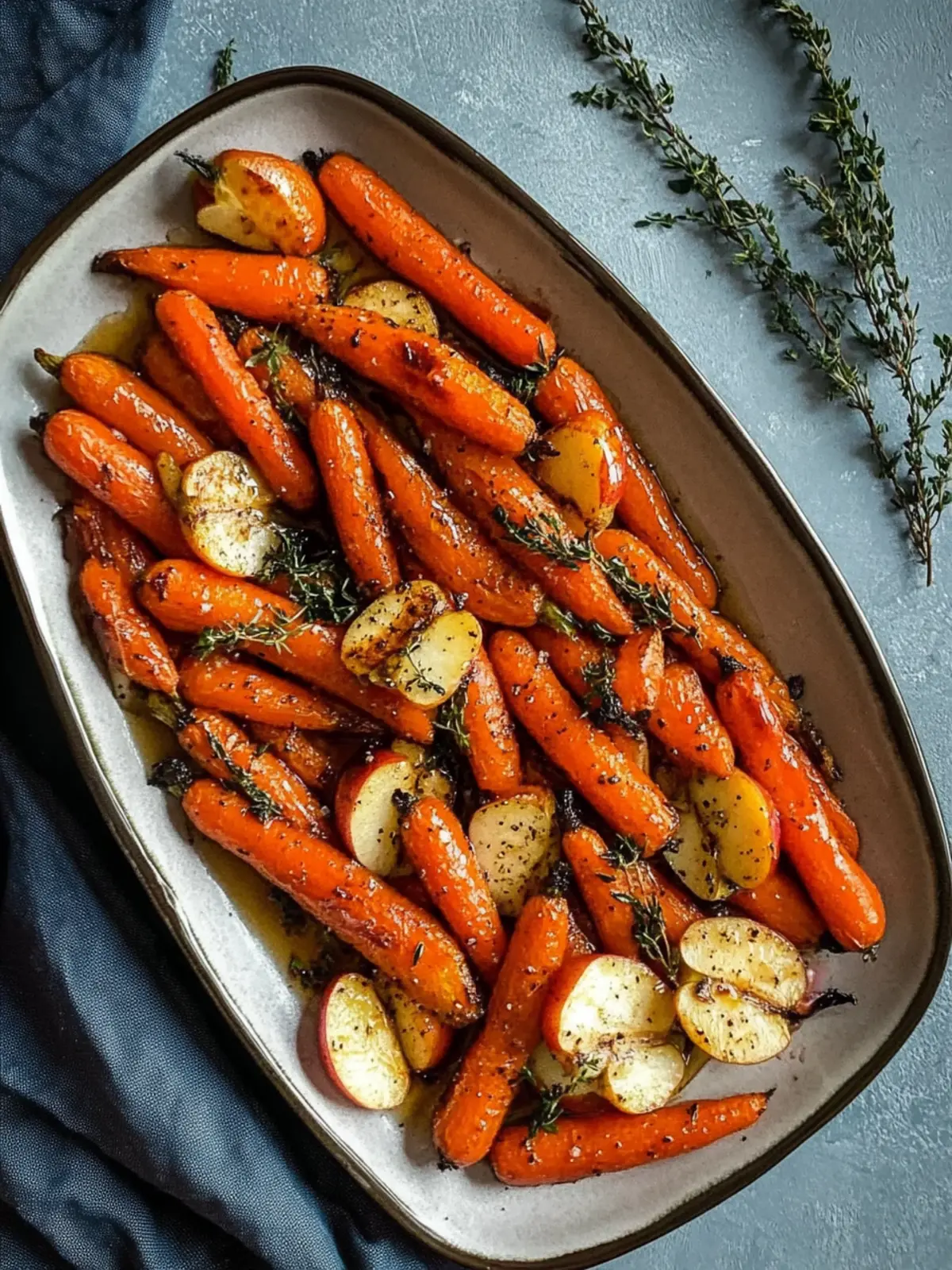Maple Dijon Roasted Carrots and Apples: Sweet Savory Delight 4 Maple Dijon Roasted Carrots and Apples