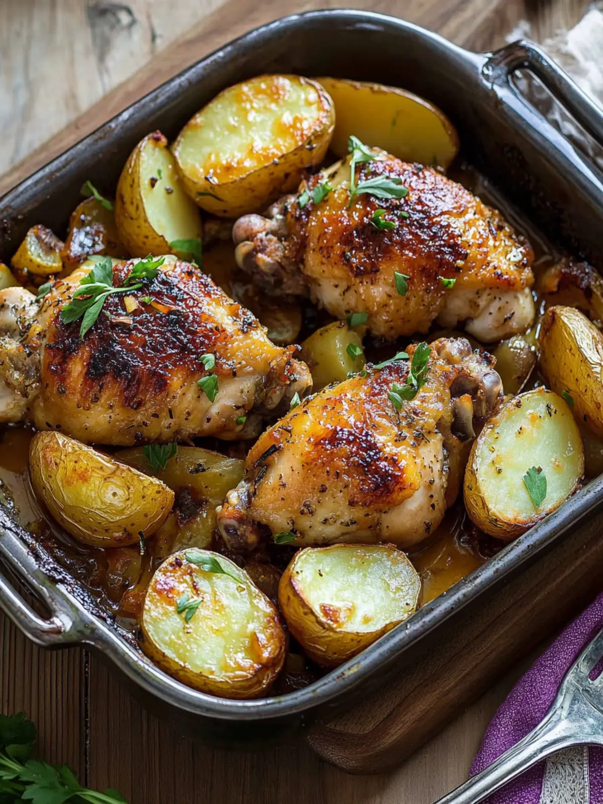Savory Baked Garlic Chicken and Potatoes for Cozy Nights 2 Baked Garlic Chicken and Potatoes