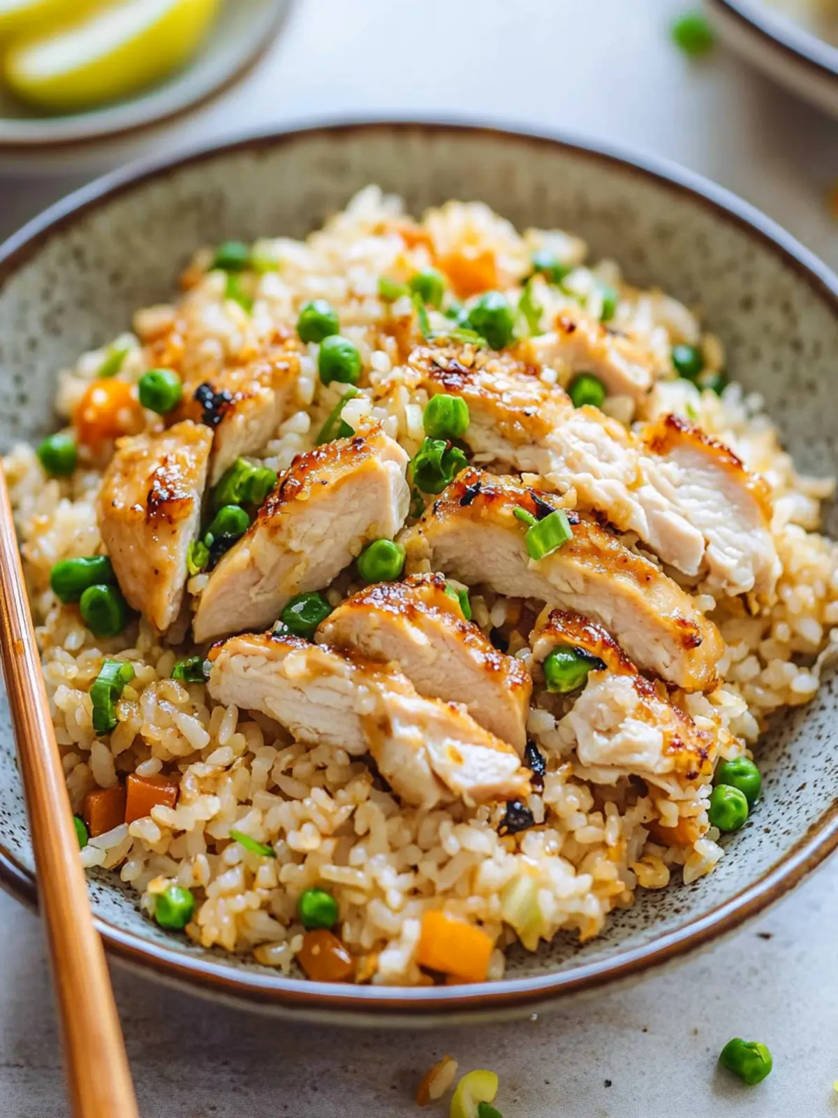 Japanese Seasoned Rice with Chicken