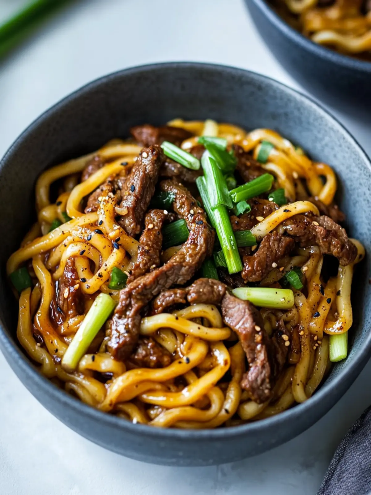 Savory Black Pepper Beef Udon Noodles in Just 15 Minutes! 5 Black Pepper Beef Udon Noodles