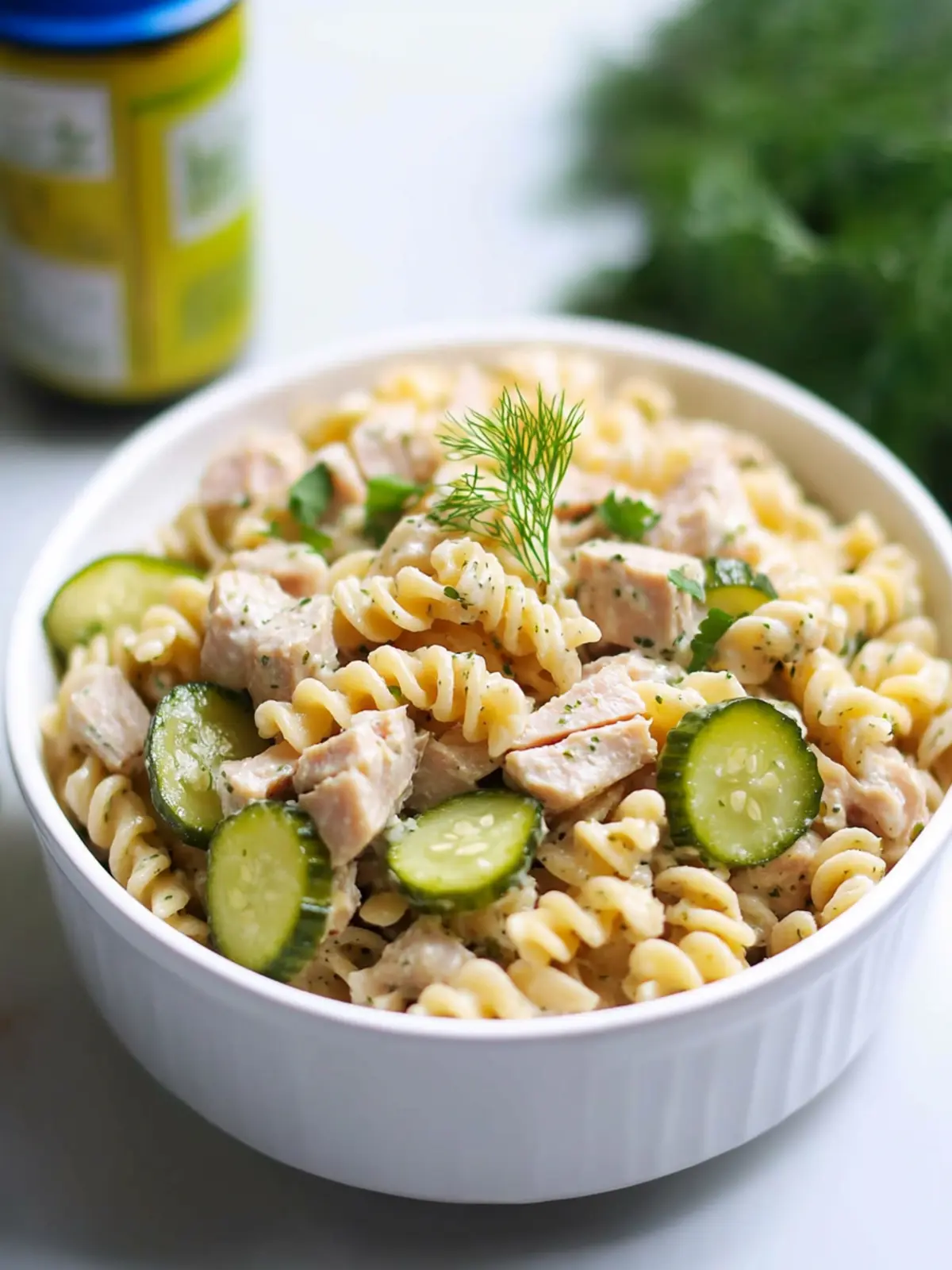 Zesty Dill Pickle Tuna Pasta Salad You’ll Crave Every Day 4 Dill Pickle Tuna Pasta Salad