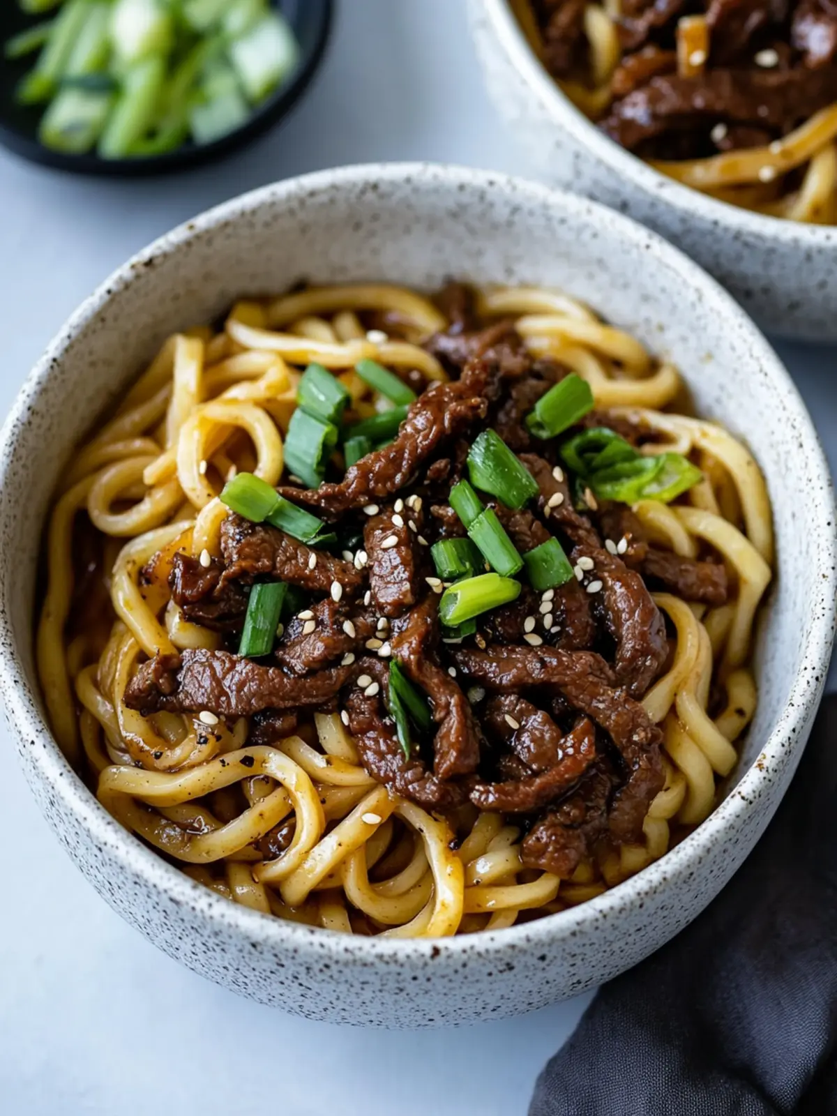 Savory Black Pepper Beef Udon Noodles in Just 15 Minutes! 2 Black Pepper Beef Udon Noodles