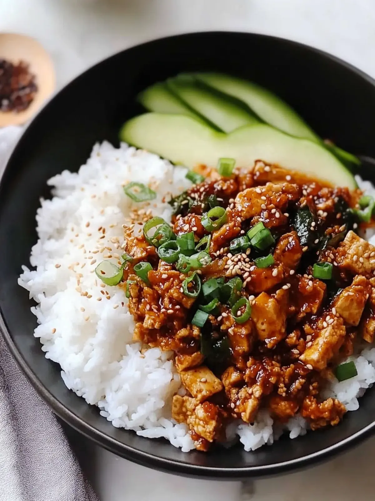 Irresistible Shredded Tofu Bulgogi Bowl Everyone Will Love 3 Shredded Tofu Bulgogi Bowl