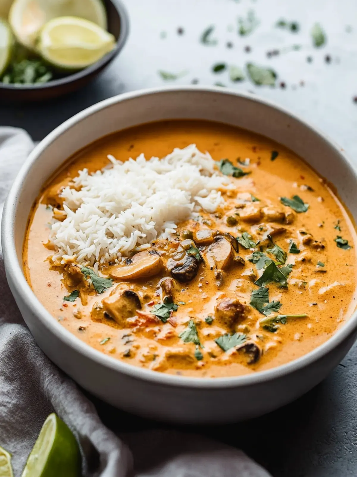 Creamy Mushroom Coconut Curry