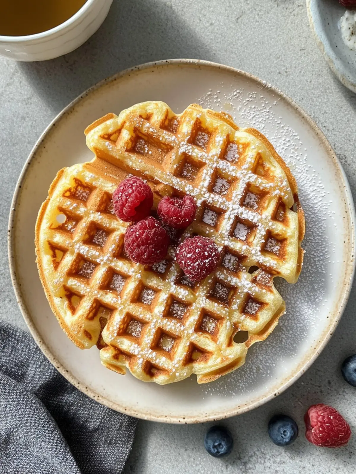 Crispy Coconut Flour Waffles That Will Brighten Your Morning 2 Crispy Coconut Flour Waffles