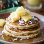 Tropical Pineapple Pancakes with Coconut Drizzle Delight 43 Pineapple Pancakes with Coconut Drizzle