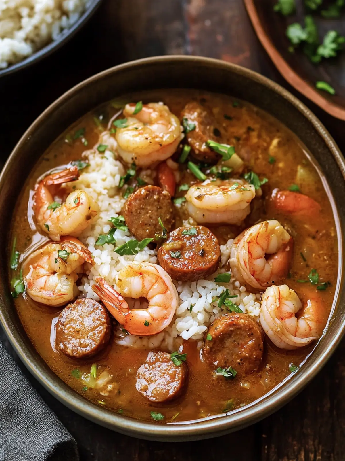 Sausage and Shrimp Gumbo: A Comforting Taste of Home 4 Sausage and Shrimp Gumbo