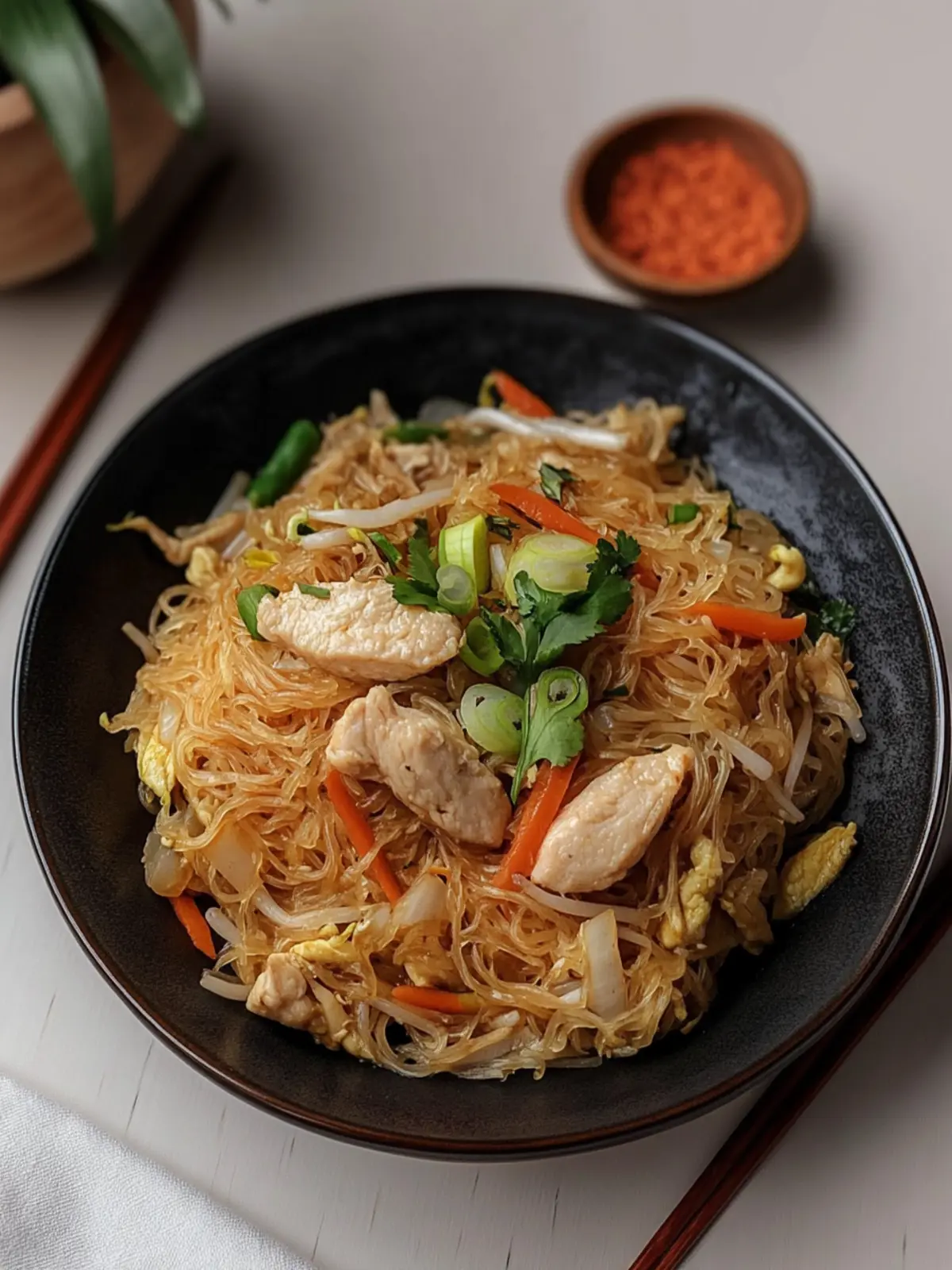 Irresistible Chicken Mei Fun Home-Style Noodle in 30 Minutes 3 Chicken Mei Fun Home-Style Noodle