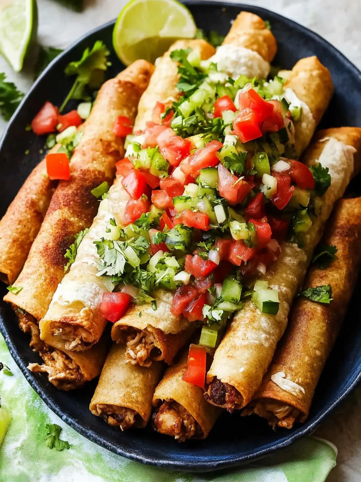 Mouthwatering Chicken Flautas: Crispy Perfection at Home 4 Chicken Flautas