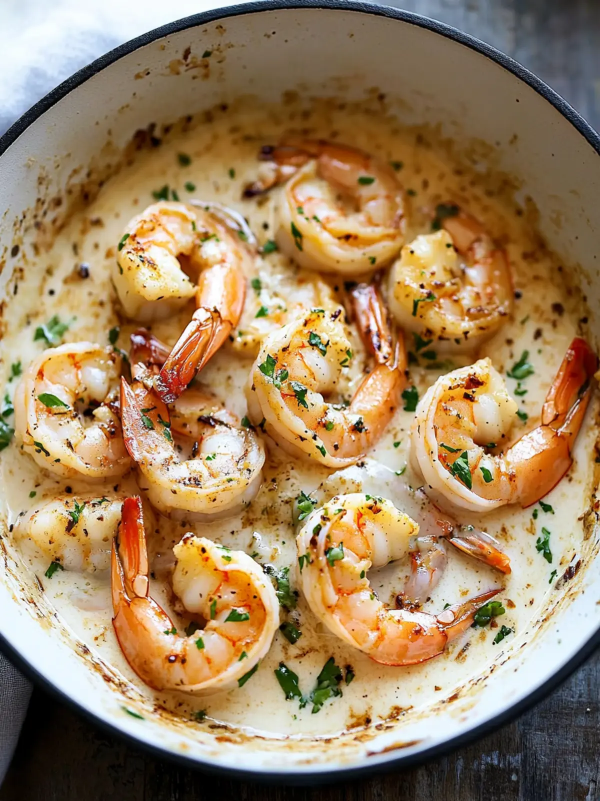 Garlic Shrimp in Coconut Milk