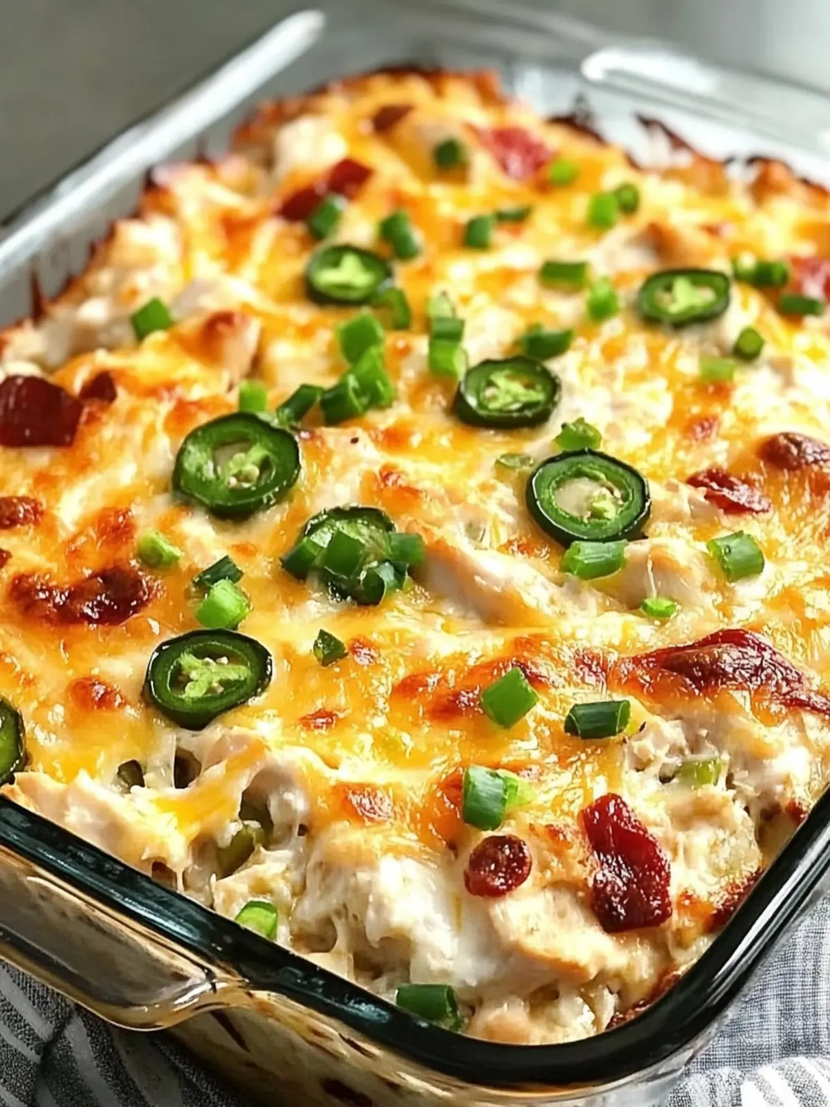 Irresistible Jalapeno Popper Chicken Casserole Delight 3 Jalapeno Popper Chicken Casserole