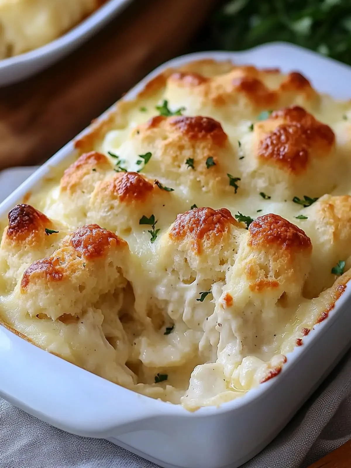 Irresistible Chicken Alfredo Biscuit Bake for Cozy Nights 5 Chicken Alfredo Biscuit Bake