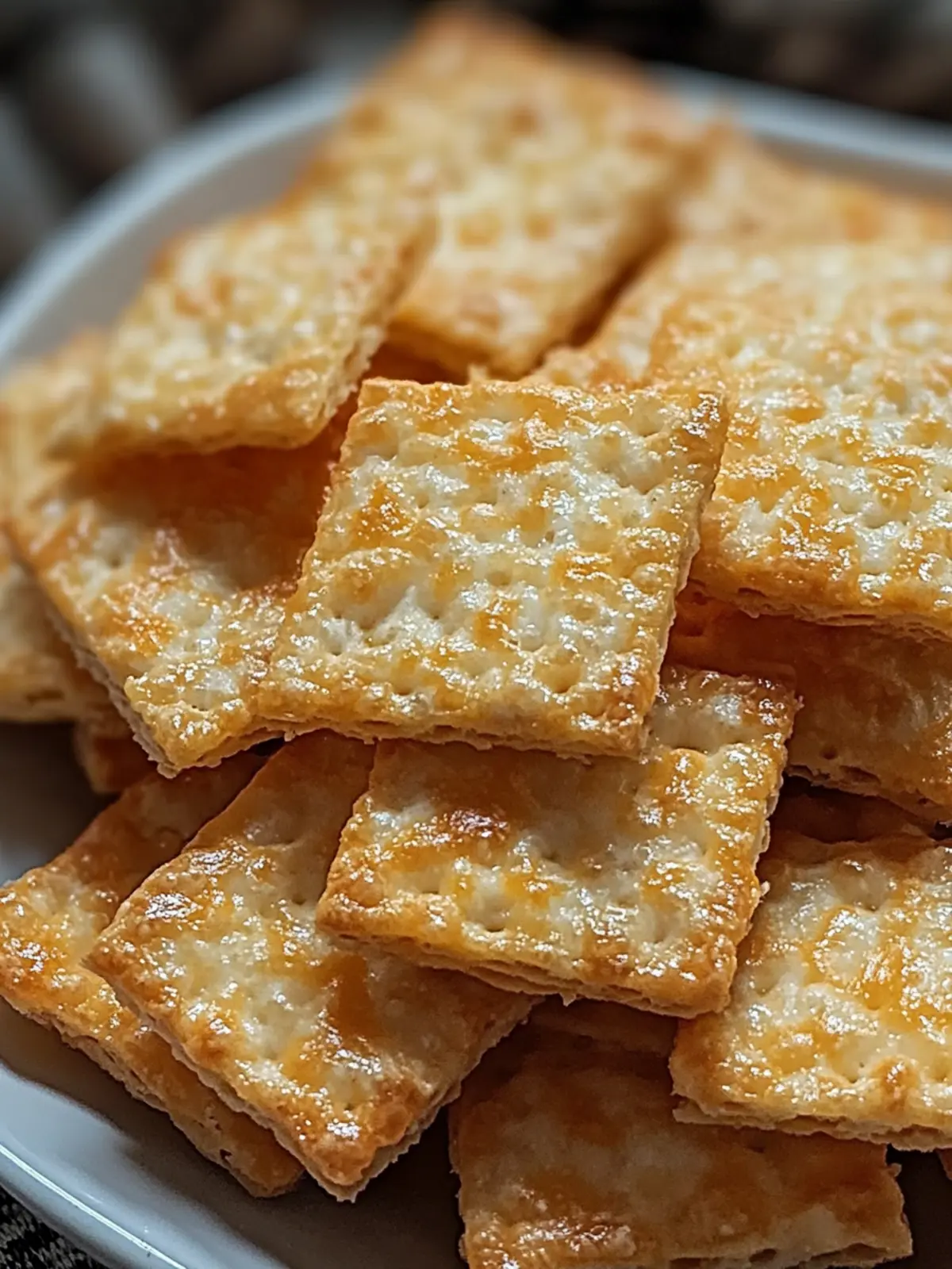 Savory Rice Krispie Cheddar Crackers for Happy Snacking 2 Rice Krispie Cheddar Crackers