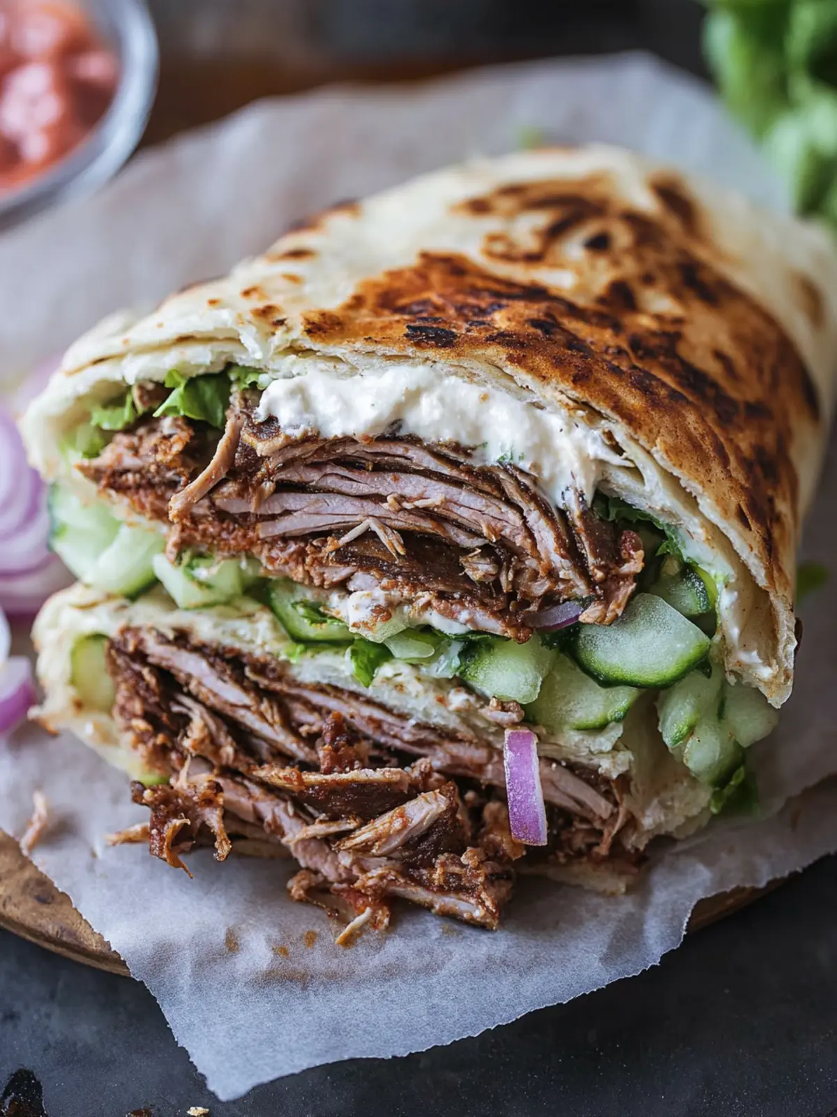 Homemade Doner Kebab