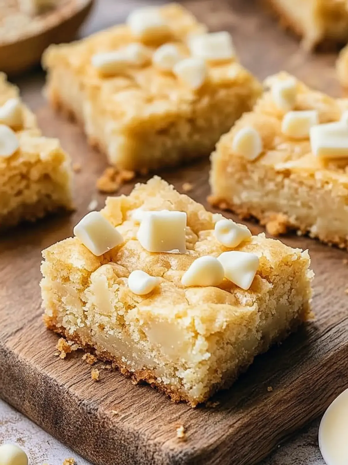 Decadent White Chocolate Blondies That'll Steal Your Heart 2 White Chocolate Blondies