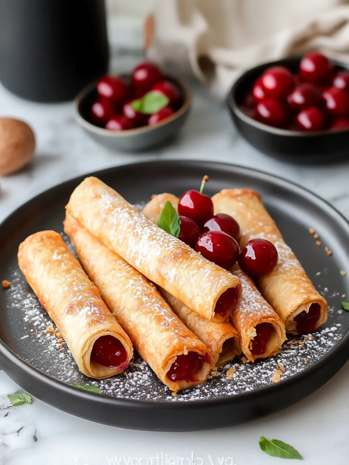 Delicious Air Fryer Cherry Pie Taquitos for Sweet Treat Lovers 4 Air Fryer Cherry Pie Taquitos
