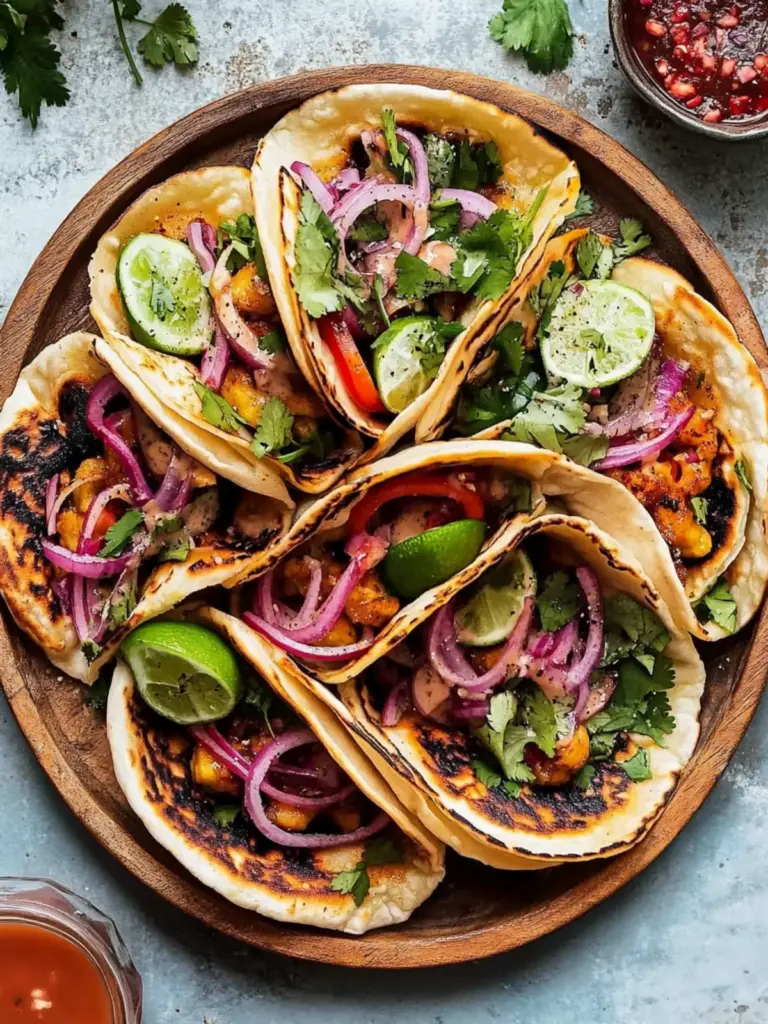 Smashed Dumpling Tacos