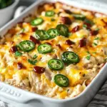 Irresistible Jalapeno Popper Chicken Casserole Delight 2 Jalapeno Popper Chicken Casserole