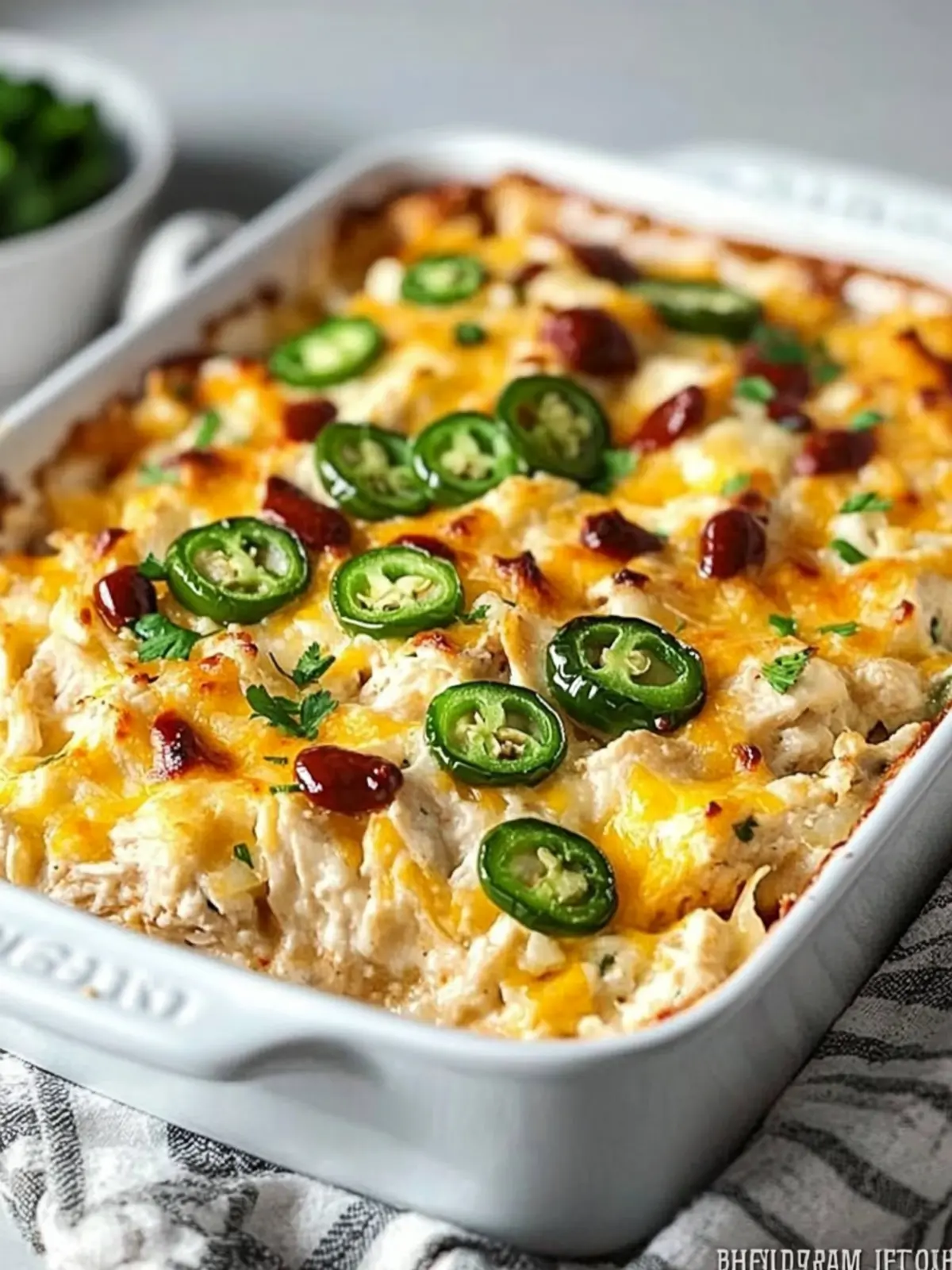 Irresistible Jalapeno Popper Chicken Casserole Delight 5 Jalapeno Popper Chicken Casserole