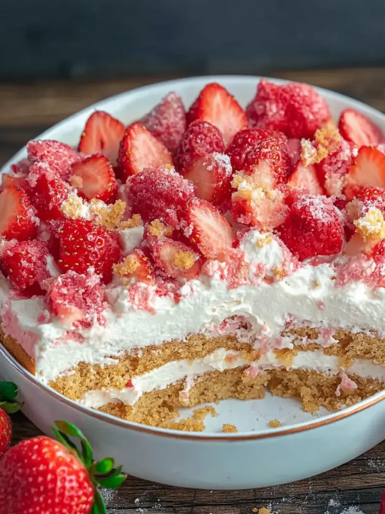Strawberry Shortcake Tres Leches Cake
