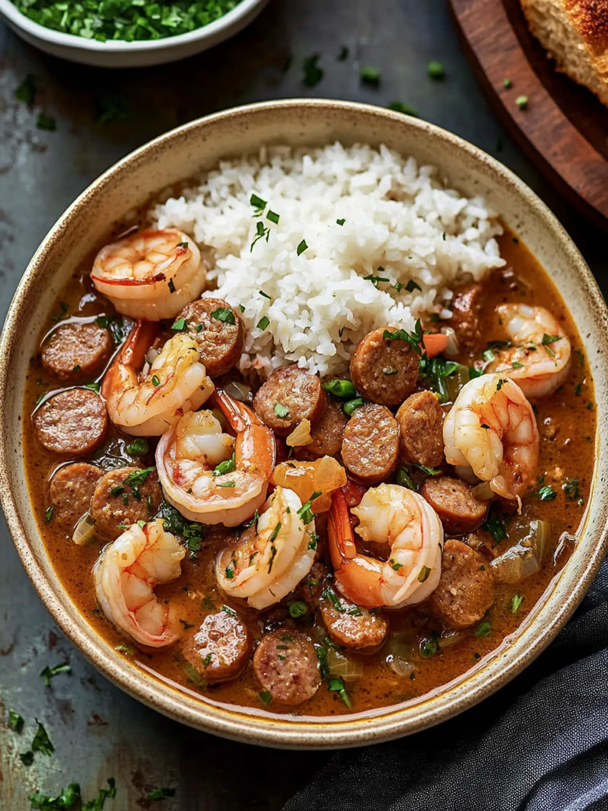 Sausage and Shrimp Gumbo: A Comforting Taste of Home 5 Sausage and Shrimp Gumbo