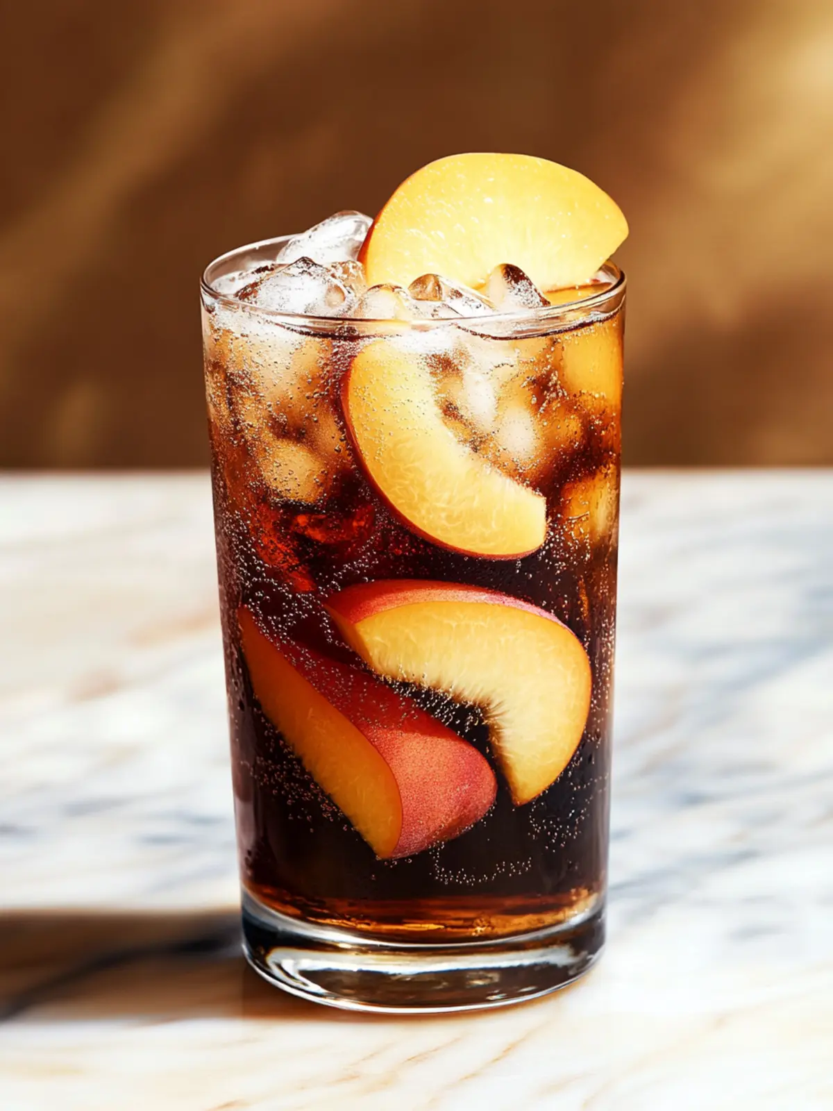 Dirty Peach Coke: Whip Up a Creamy Soda in 5 Minutes 4 Dirty Peach Coke