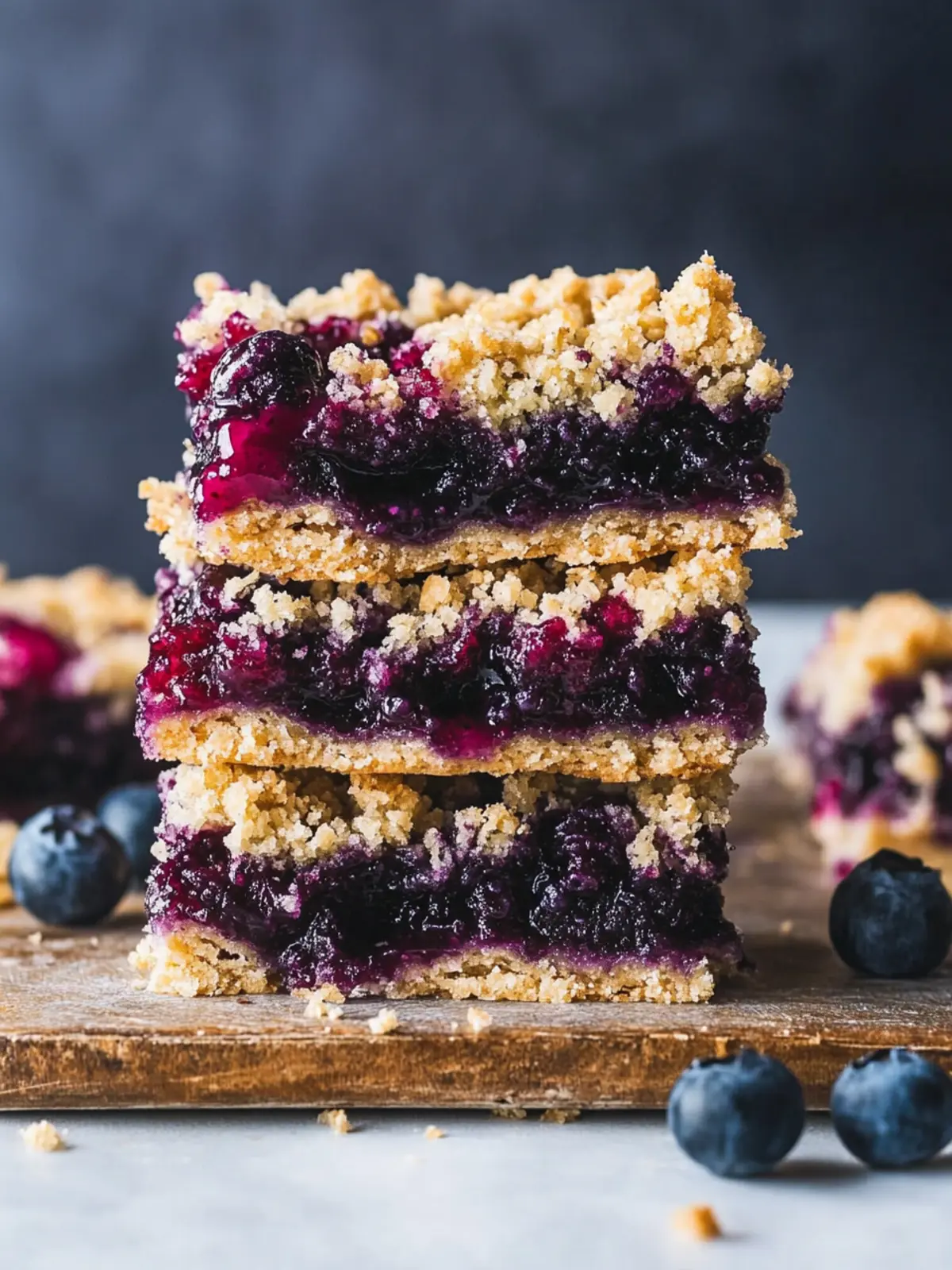 Blueberry Crumble Bars