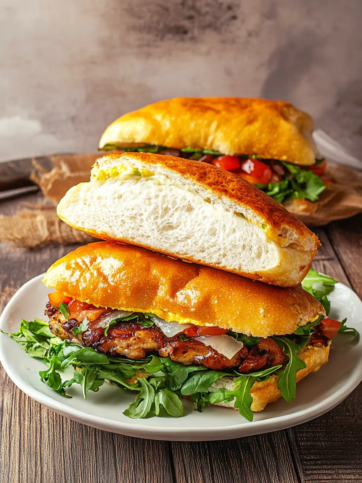 Irresistible Pambazo Sandwiches Bursting with Flavor! 2 Pambazo Sandwiches