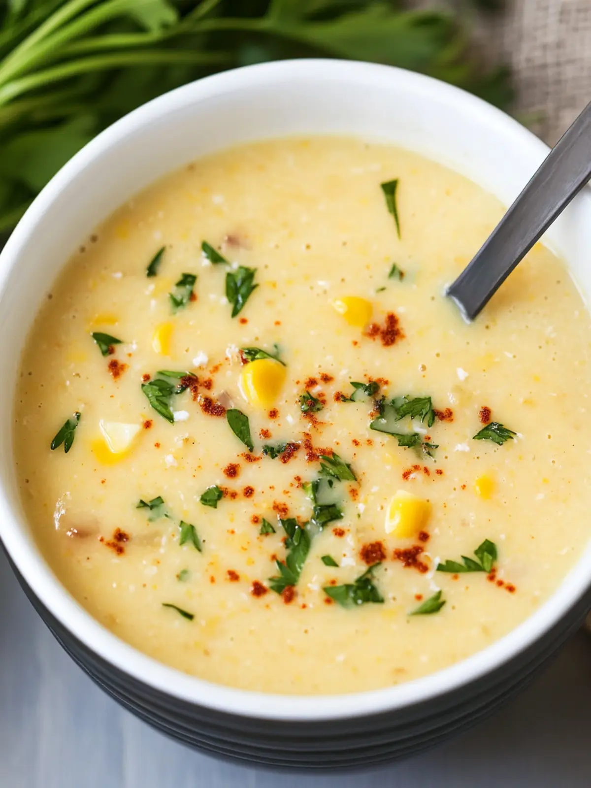 Hearty Spicy Coconut Corn Soup You'll Crave All Year 2 Spicy Coconut Corn Soup