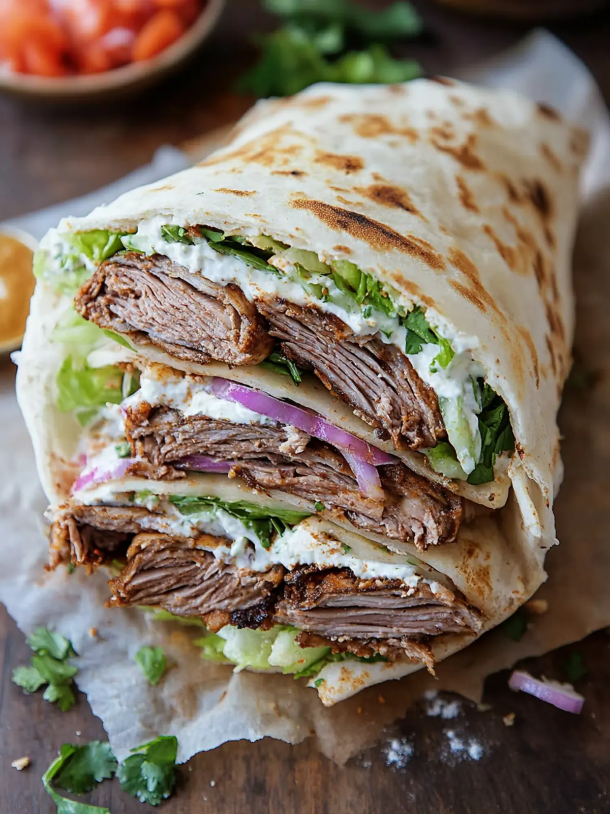 Homemade Doner Kebab