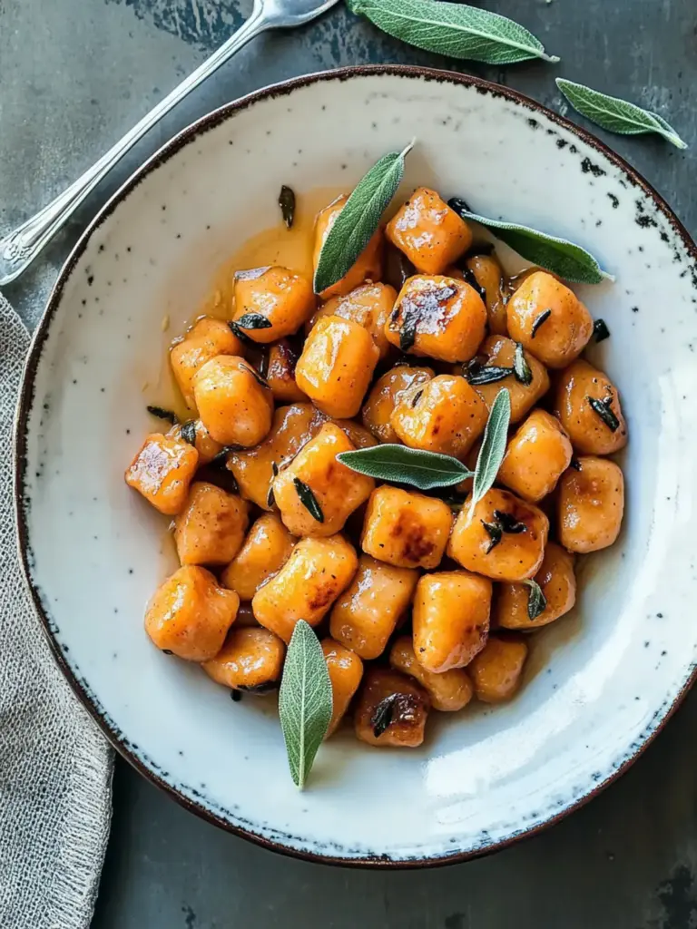 Sweet Potato Gnocchi with Sage Browned Butter