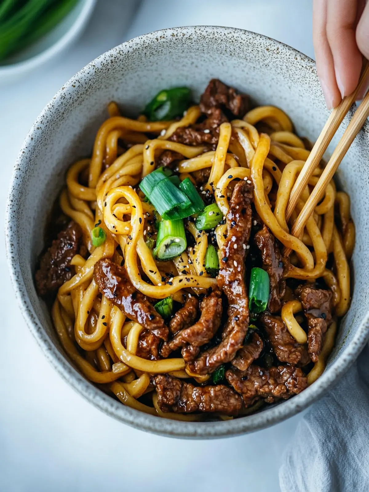 Savory Black Pepper Beef Udon Noodles in Just 15 Minutes! 4 Black Pepper Beef Udon Noodles