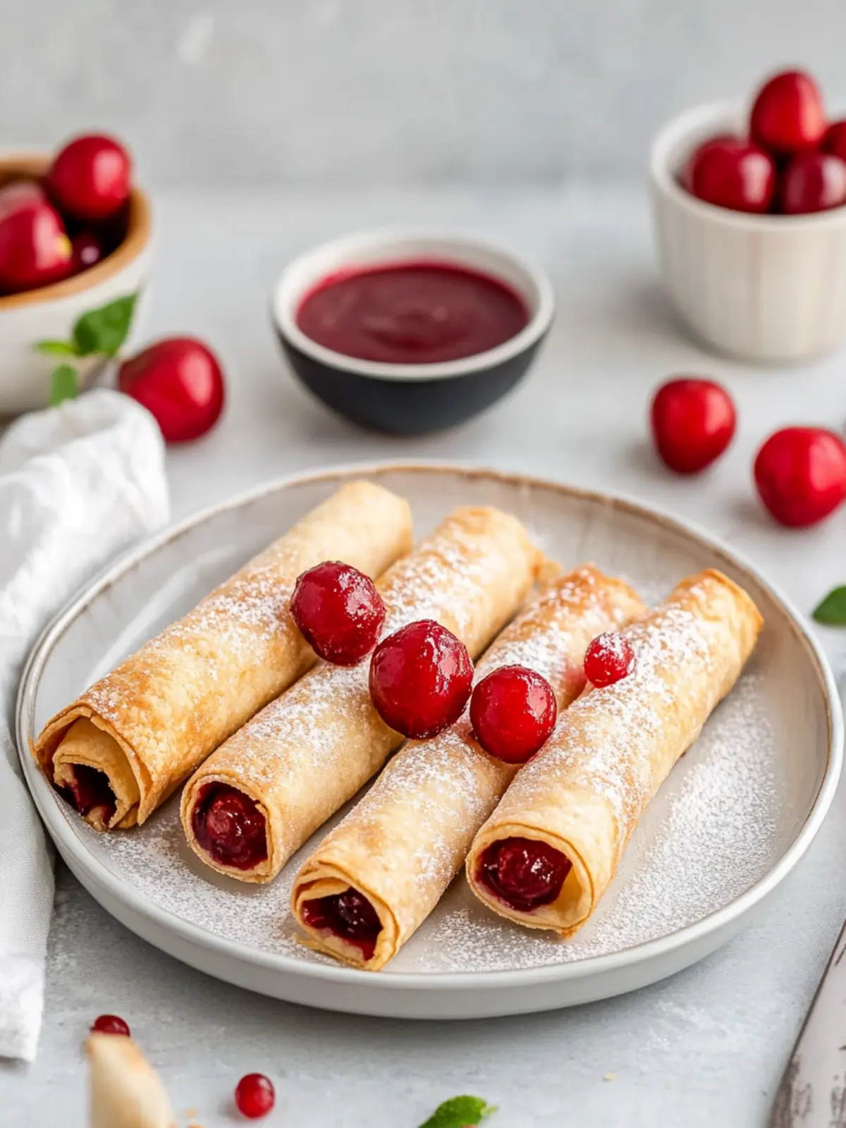 Delicious Air Fryer Cherry Pie Taquitos for Sweet Treat Lovers 3 Air Fryer Cherry Pie Taquitos