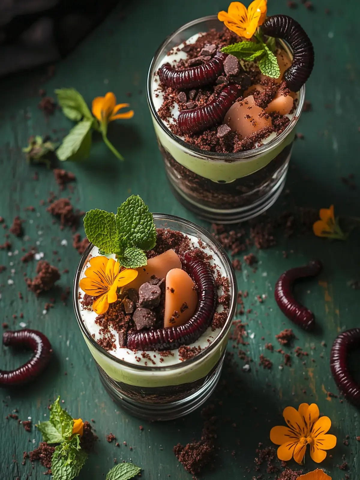 Worm Dirt Cups: A Fun, Creepy Treat for All Ages 3 Worm Dirt Cups