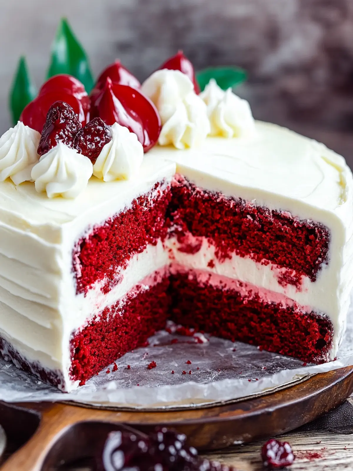Indulge in Red Velvet Cheesecake Cake Bliss at Home 4 Red Velvet Cheesecake Cake